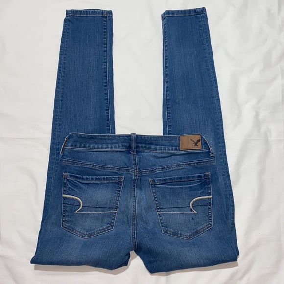 American Eagle Outfitters Stretch Jegging Sz 8 30 inch inseam - Picture 5 of 12
